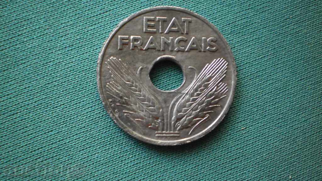 20 centimes 1942 Occupation - GERMANY - FRANCE - RACE with price € 5.11 | 9.99 BGN 20 centimes 1942 Occupation - GERMANY - FRANCE - RACE with price € 5.11 | 9.99 BGN
