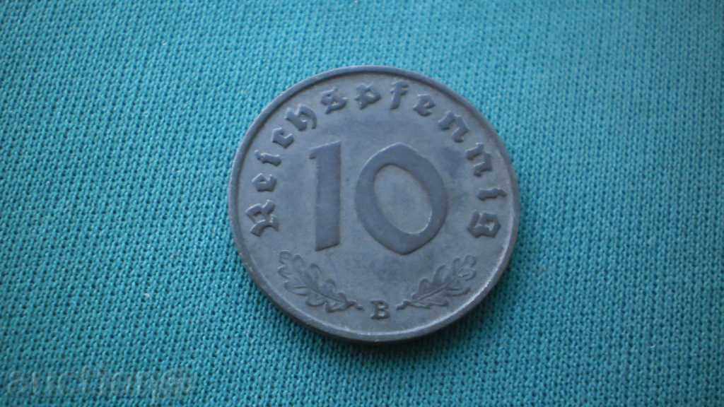 10 PFENNIG 1940B GERMANY --РЯДКА с цена € 3.07 | 6.00 лв. 10 PFENNIG 1940B GERMANY --РЯДКА с цена € 3.07 | 6.00 лв.