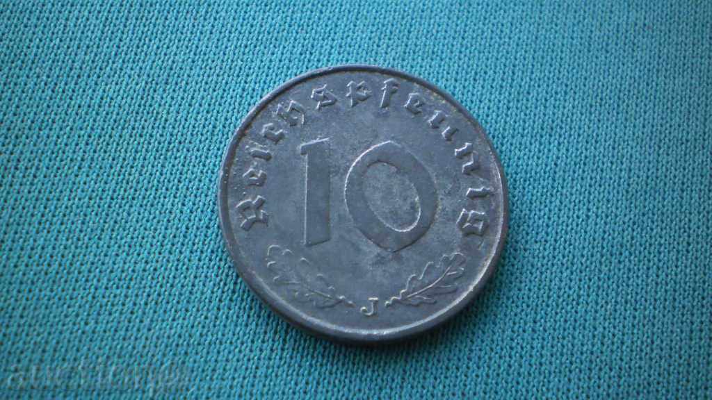 10 PFENNIG 1942J GERMANY --РЯДКА с цена € 7.67 | 15.00 лв. 10 PFENNIG 1942J GERMANY --РЯДКА с цена € 7.67 | 15.00 лв.