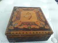 Old Pyrographed Box, Cigarette Case