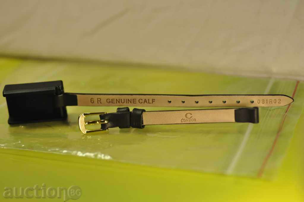 "CONDOR" 6 mm (Gold Colour) buckle Calf Leather - 5 "CONDOR" 6 mm (Gold Colour) buckle Calf Leather - 5