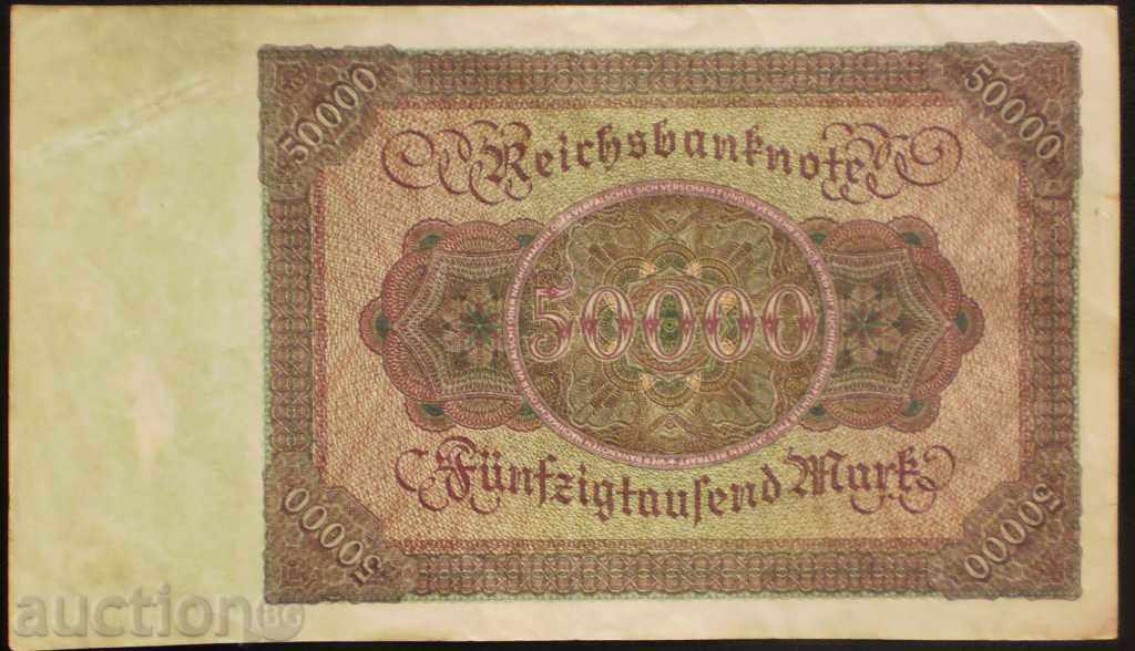 Банкнота Германия 50 000 Марки 1922 VF Рядка Банкнота с цена € 5.11 | 9.99 лв.