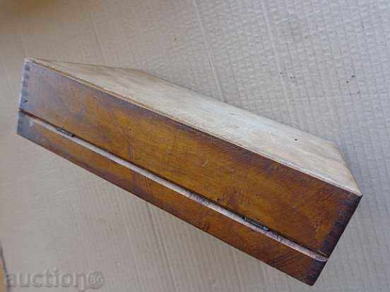 Old pyrographic wooden box, wooden, 30s - 7 Old pyrographic wooden box, wooden, 30s - 7