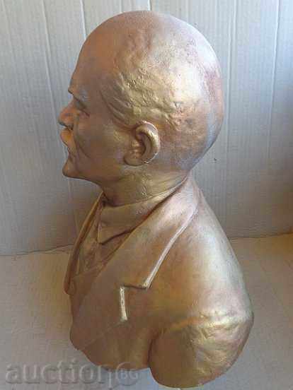Plaster bust of Lenin, figure, plastic, 42/35 cm - 6