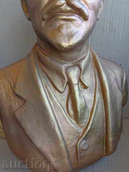 Plaster bust of Lenin, figure, plastic, 42/35 cm - 7