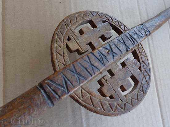 Old wooden jar, wood, wooden, spindle, primitive - 7 Old wooden jar, wood, wooden, spindle, primitive - 7