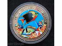 (¯`'•.¸   10 бутут 1997  ГАМБИЯ  UNC   ¸.•'´¯)