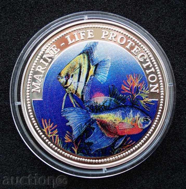 (¯`'•.¸ 5 dollars 1996 LIBERIA UNC ¸.•'´¯) (¯`'•.¸ 5 dollars 1996 LIBERIA UNC ¸.•'´¯)