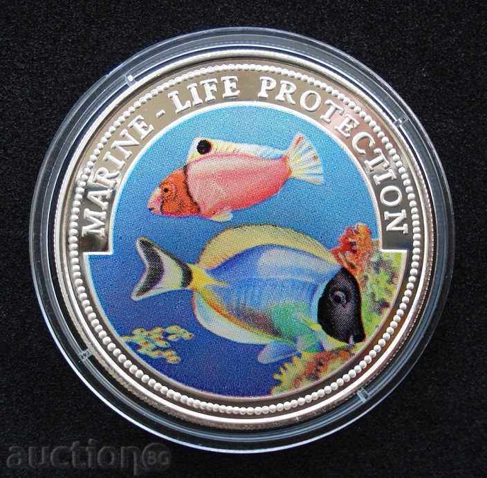 (¯`'•.¸ 5 dollars 1997 LIBERIA UNC ¸.•'´¯) (¯`'•.¸ 5 dollars 1997 LIBERIA UNC ¸.•'´¯)