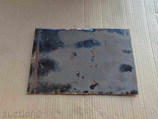 Enamelled plaque sign - 6 Enamelled plaque sign - 6