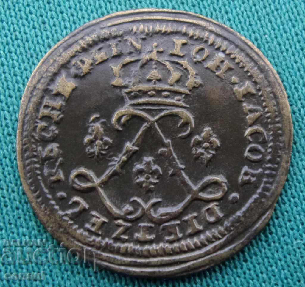 Germany Pennig 1715 Rare Coin