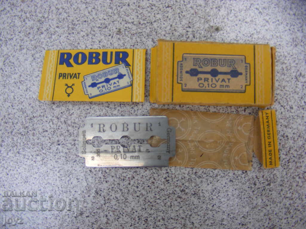 Solingen shaving blades - 6