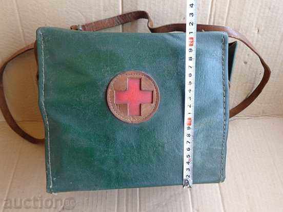Ιατρική τσάντα εκπαιδευτή υγιεινής Ερυθρού Σταυρού δεκαετίας 40-60 - 6 Ιατρική τσάντα εκπαιδευτή υγιεινής Ερυθρού Σταυρού δεκαετίας 40-60 - 6