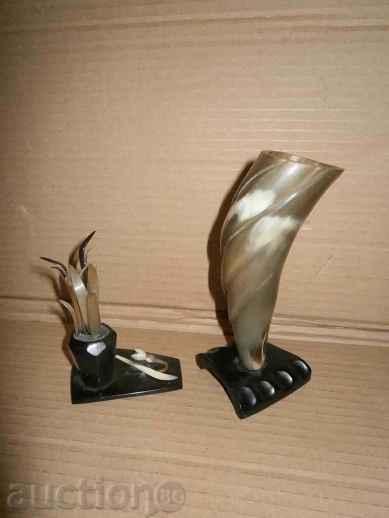 60s horn bone desk pencil case - 6 60s horn bone desk pencil case - 6