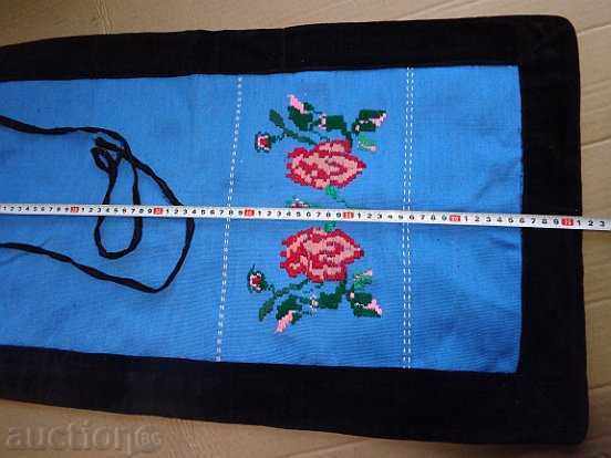 Old hand woven apron with embroidery, costume - 5 Old hand woven apron with embroidery, costume - 5