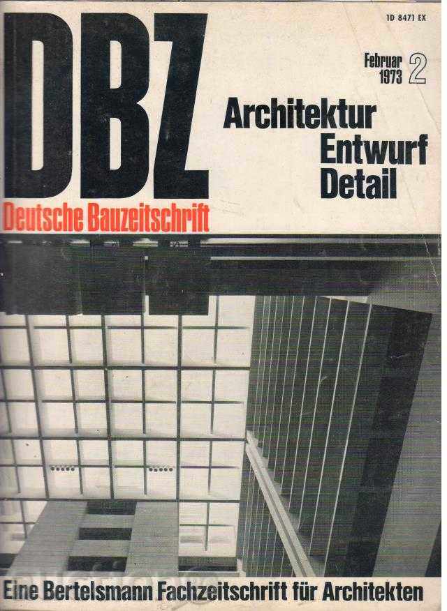 το περιοδικό. DBZ (Deutsche Bauzeitschrift)
