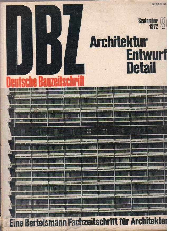 DBZ (Deutsche Bauzeitschrift), 1972, N 9