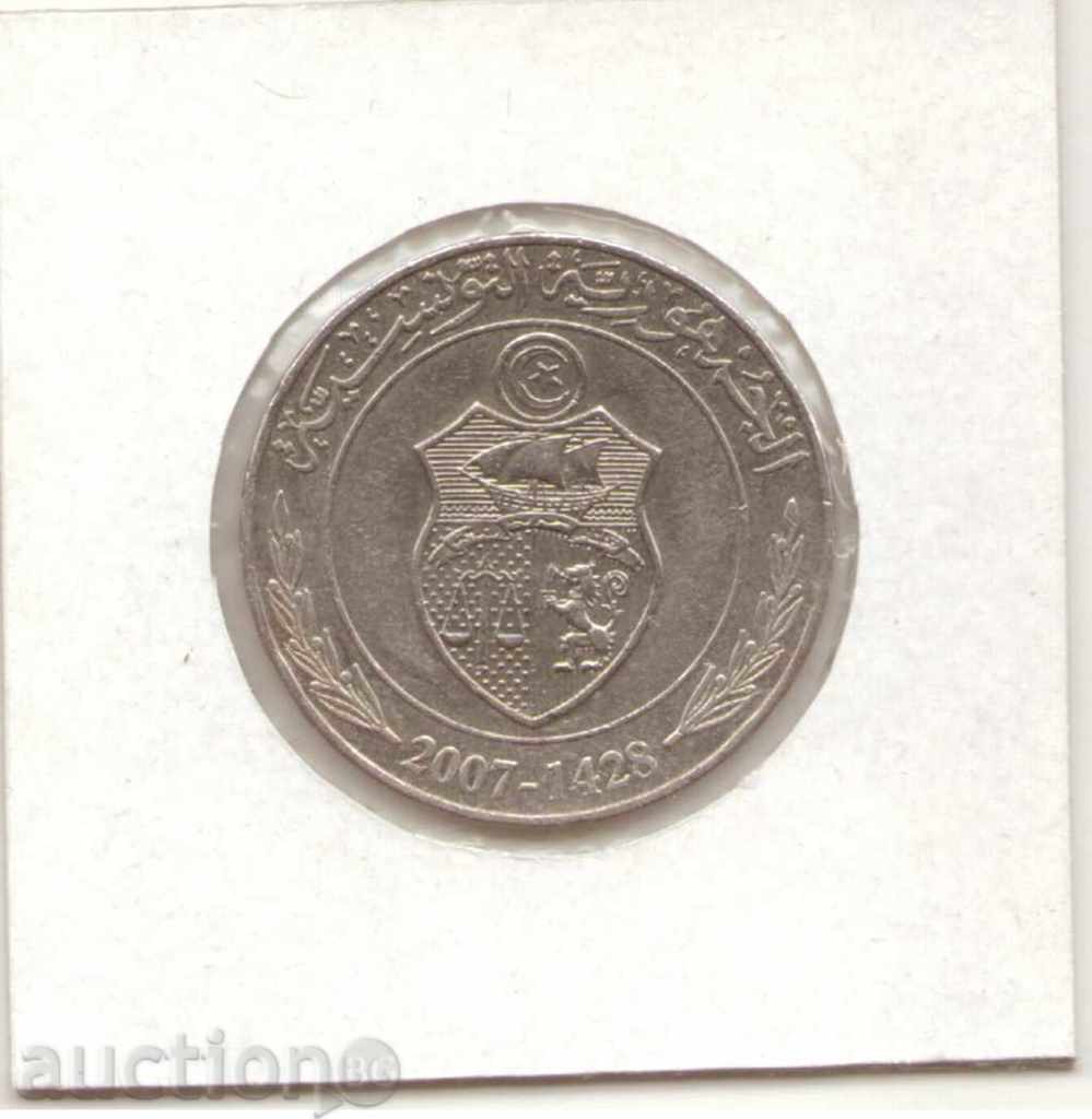 Tunisia-1 Dīnār-1428 (2007) -KM # 347 with price 4.90 BGN | € 2.51 Tunisia-1 Dīnār-1428 (2007) -KM # 347 with price 4.90 BGN | € 2.51