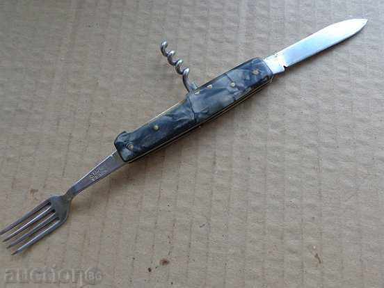 Old Soccer knife with sickle and hammer, knife, opener - 5 Old Soccer knife with sickle and hammer, knife, opener - 5