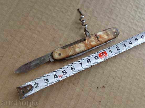 Auction Old Soccer knife with sickle and hammer, knife, opener Auction Old Soccer knife with sickle and hammer, knife, opener