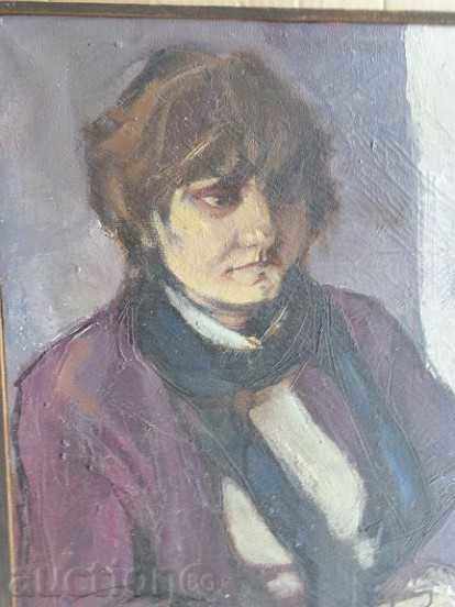 Licitație Imaginea veche, ulei, pictură în ulei, pictura 71/52 cm