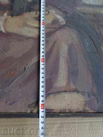 Livrarea Imaginea veche, ulei, pictură în ulei, pictura 71/52 cm