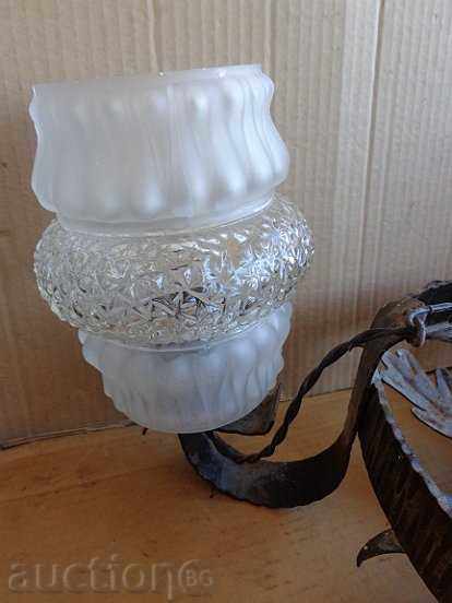 Old wrought chandelier, lamp, lantern, lamp, lampshade 3 pieces with price 196.00 BGN | € 100.21 Old wrought chandelier, lamp, lantern, lamp, lampshade 3 pieces with price 196.00 BGN | € 100.21