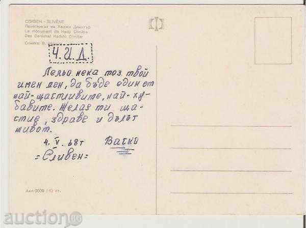 Map Bulgaria Sliven The monument of Hadji Dimitar 5 * with price 0.70 BGN | € 0.36 Map Bulgaria Sliven The monument of Hadji Dimitar 5 * with price 0.70 BGN | € 0.36