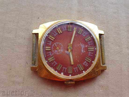 Wrist watch "WINTER" with gilding, second hand, WORKS, USSR - 6 Wrist watch "WINTER" with gilding, second hand, WORKS, USSR - 6