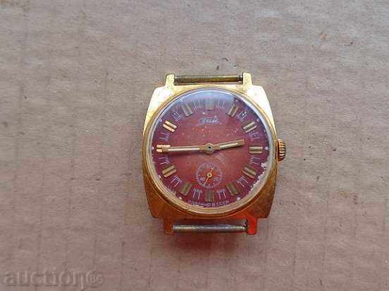 Wrist watch "WINTER" with gilding, second hand, WORKS, USSR Wrist watch "WINTER" with gilding, second hand, WORKS, USSR