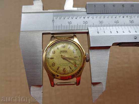 Handmade Swiss watch "DILBANA" with gold plating, second hand - 6 Handmade Swiss watch "DILBANA" with gold plating, second hand - 6