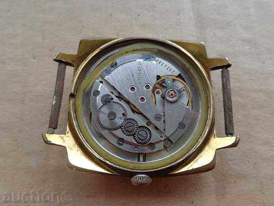 Auction Hand watch "POLET" with gold plating, second hand, WORKS Auction Hand watch "POLET" with gold plating, second hand, WORKS