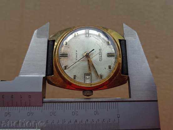 Vostok Hand-Wound Watch with Gold Plating, Second Hand, WORKING - 6 Vostok Hand-Wound Watch with Gold Plating, Second Hand, WORKING - 6