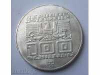 100 шилинга сребро Австрия 1976 - сребърна монета 4