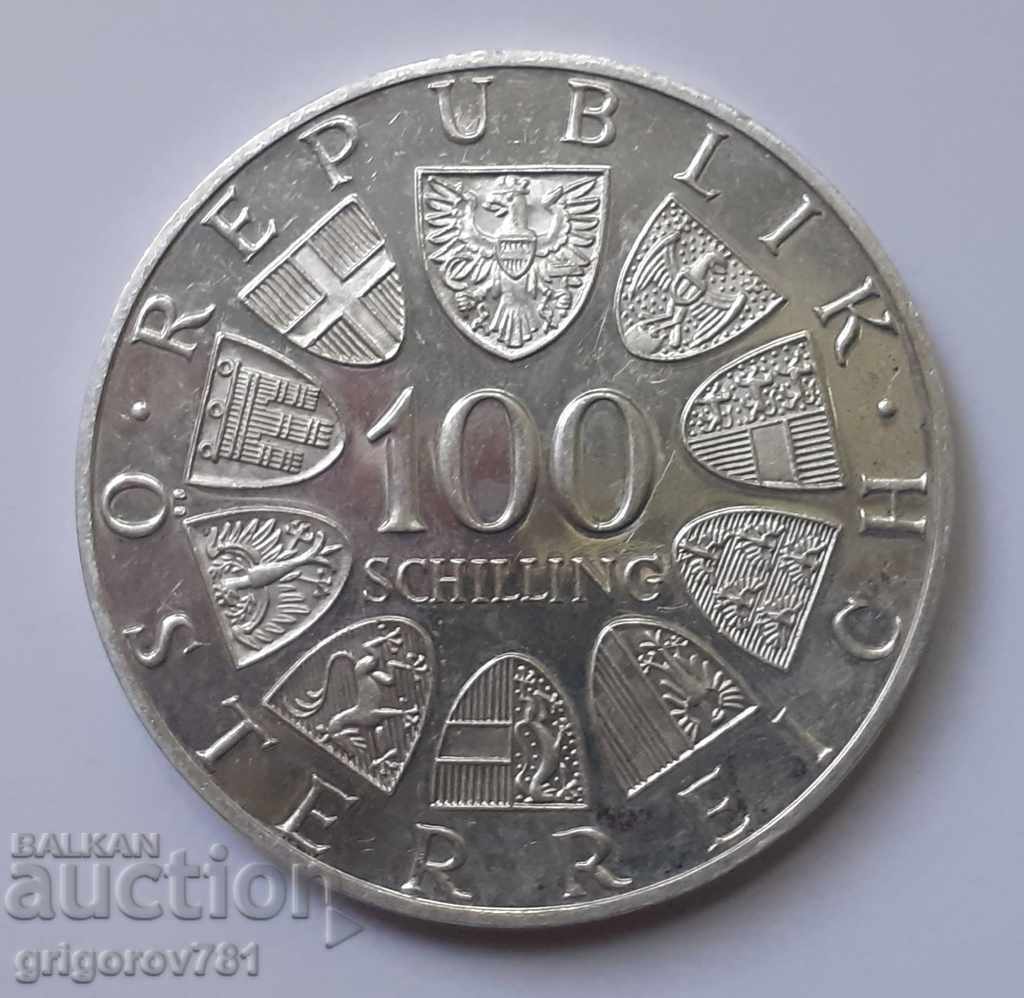 100 σελίνια ασημένιο proof Αυστρία 1979 - ασημένιο νόμισμα με τιμή € 19.94 | 39.00 BGN 100 σελίνια ασημένιο proof Αυστρία 1979 - ασημένιο νόμισμα με τιμή € 19.94 | 39.00 BGN