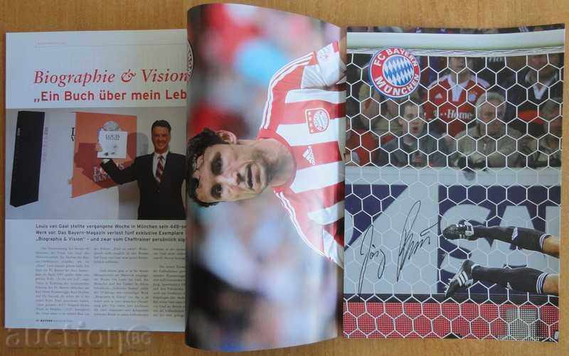 Revista oficială de fotbal Bayern (München), 16.10.2010 cu preț € 2.00 | 3.91 BGN