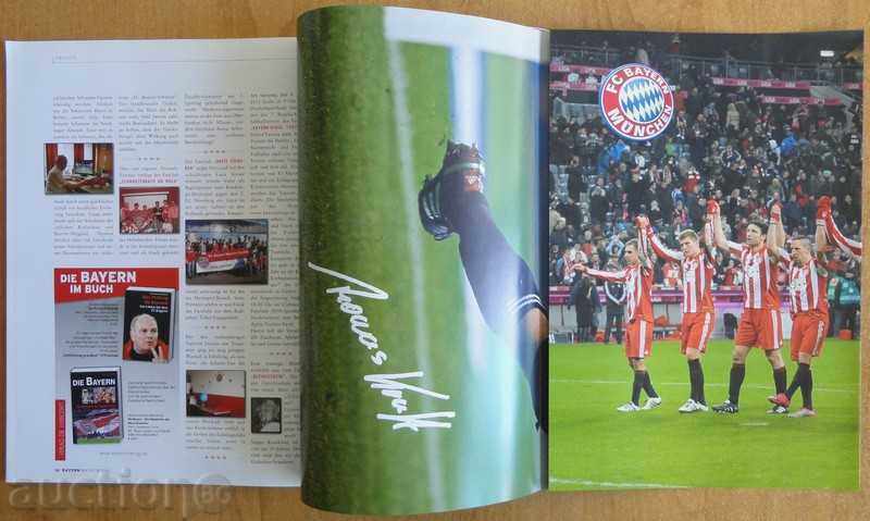 Revista oficială de fotbal Bayern (München), 11.12.2010 cu preț € 2.00 | 3.91 BGN