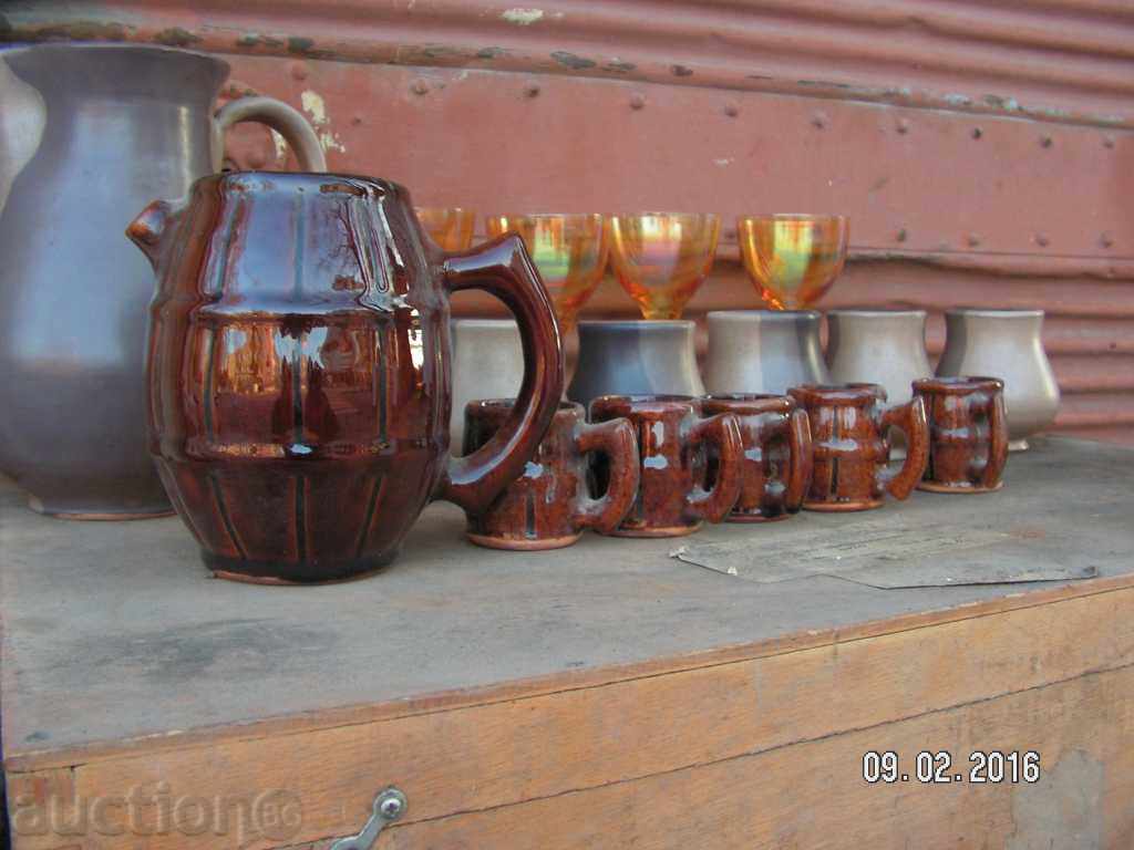 6288. STAR SERVICE FOR CRAZY GRAINED CERAMICS - 6 6288. STAR SERVICE FOR CRAZY GRAINED CERAMICS - 6