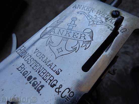 Old manual sewing machine "ANKER", working - 6 Old manual sewing machine "ANKER", working - 6