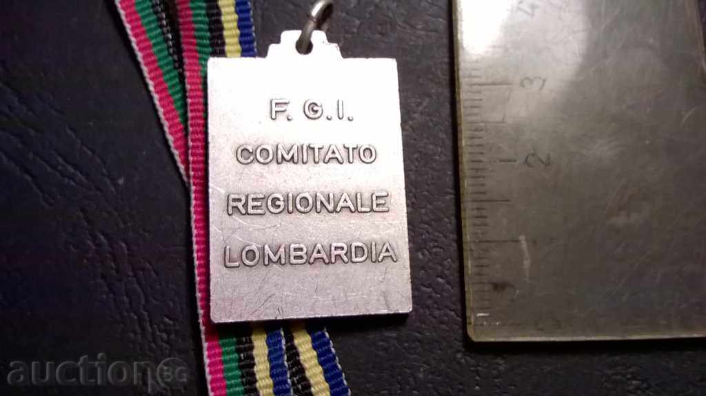 Medal rhythmic gymnastics - Lombardy with price 7.00 BGN | € 3.58 Medal rhythmic gymnastics - Lombardy with price 7.00 BGN | € 3.58