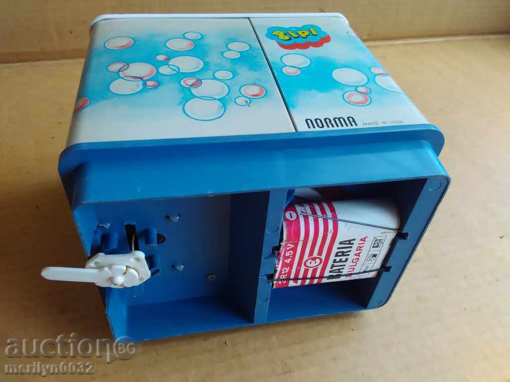 Παράδοση Παιδικό τσίγκινο πλυντήριο ρούχων Pippi Longstocking USSR Παράδοση Παιδικό τσίγκινο πλυντήριο ρούχων Pippi Longstocking USSR