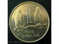 1 Kwacha 1992 Zambia