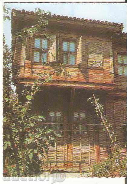Card Bulgaria Sozopol Old house 3 **