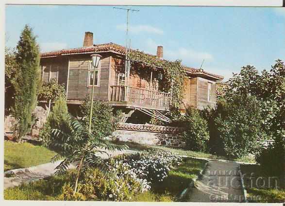 Card Bulgaria Sozopol Old house 4 **