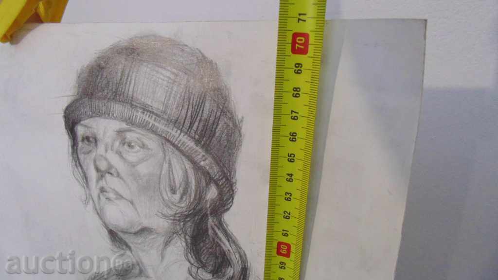 Auction  Picture pencil Picture two faceted