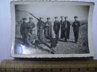 OLD MILITARY PICTURE - OFFICERS, KARTECHNICA.