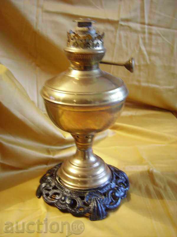 An ancient brass lamp lamp with price 120.00 BGN | € 61.36