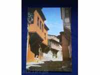 Vechea carte poștală - Plovdiv - case vechi - ADL 2022