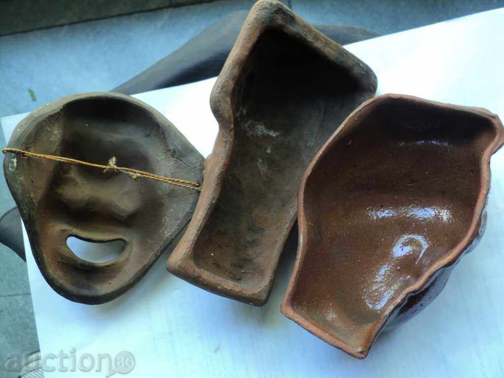 DECORATIVE MASKS FOR SCREEN-SET. - 5 DECORATIVE MASKS FOR SCREEN-SET. - 5