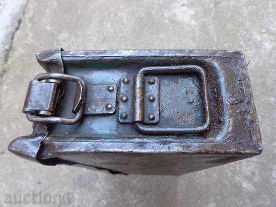 Παράδοση Γερμανικά κουτί της κασέτας του πολυβόλο MG-34, Βέρμαχτ Παράδοση Γερμανικά κουτί της κασέτας του πολυβόλο MG-34, Βέρμαχτ